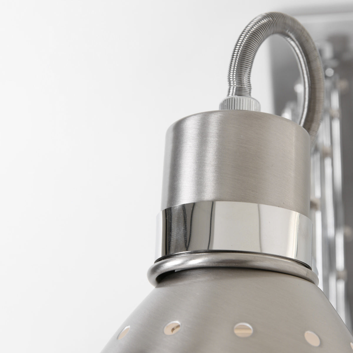 Spring 6290ST steel wall lamp with E27 socket and rotary dimmer