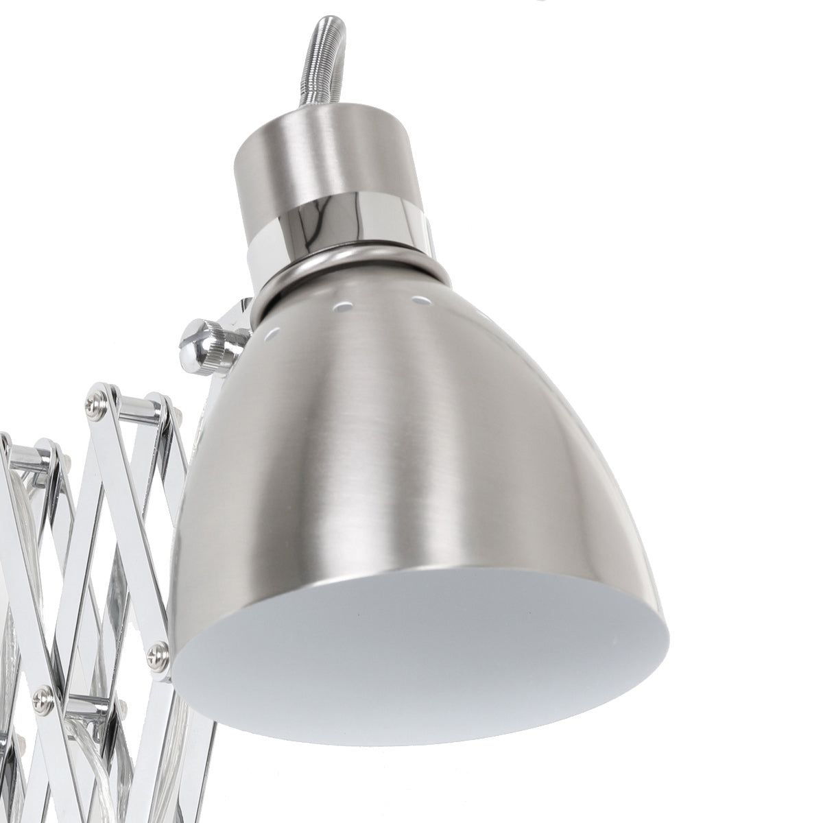 Spring 6290ST steel wall lamp with E27 socket and rotary dimmer