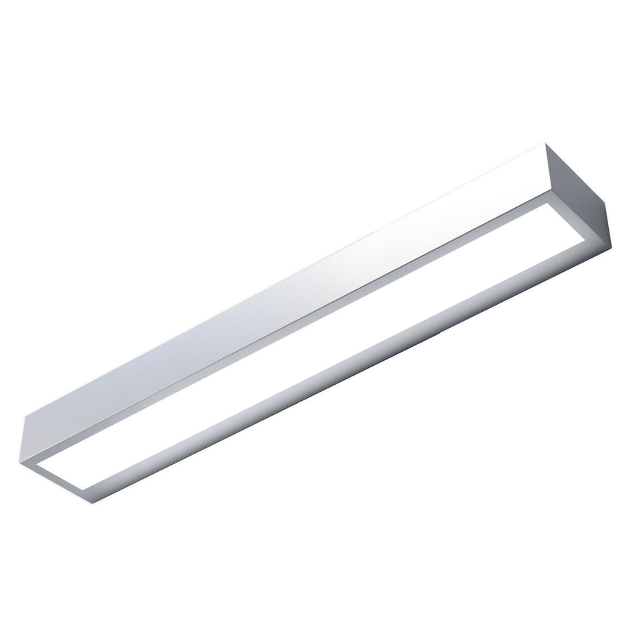 Applique murale LED Mera en acier, aluminium et blanc, hauteur 4,5 cm, 4000 K, 12,5 W