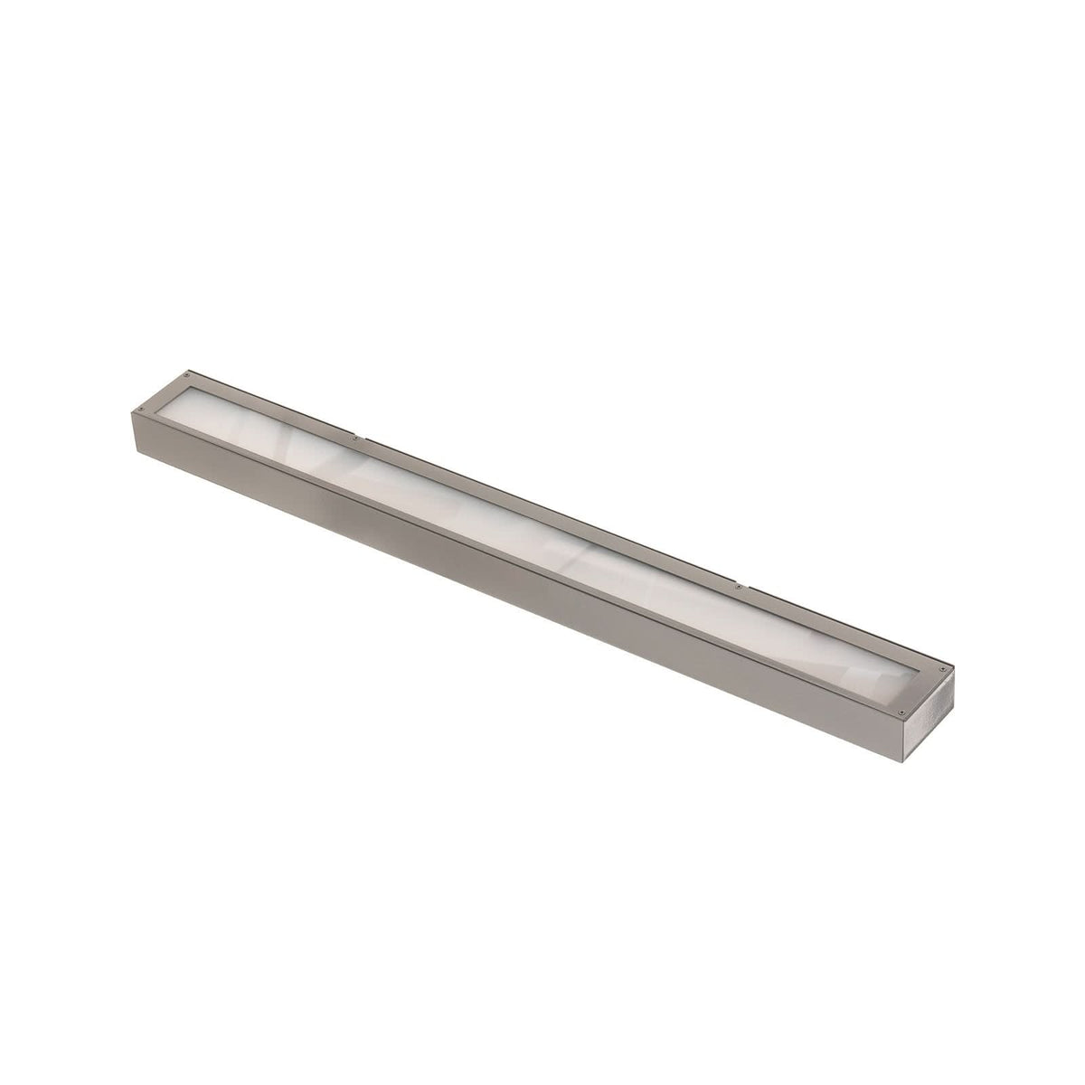 Applique murale LED Mera en acier, aluminium et blanc, hauteur 4,5 cm, 3000 K, 24 W