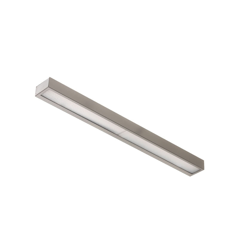 Applique murale LED Mera en acier, aluminium et blanc, hauteur 4,5 cm, 3000 K, 24 W