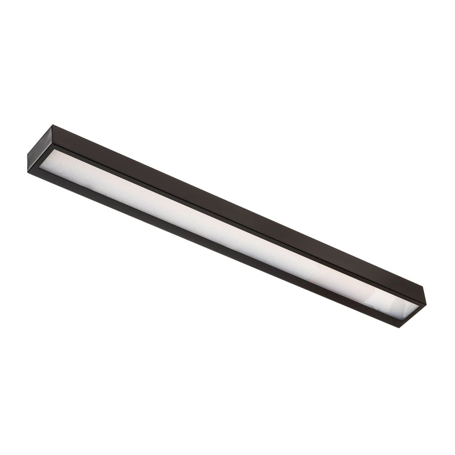 Applique murale LED Mera en acier, noir et blanc, hauteur 4,5 cm, 3000 K, 24 W