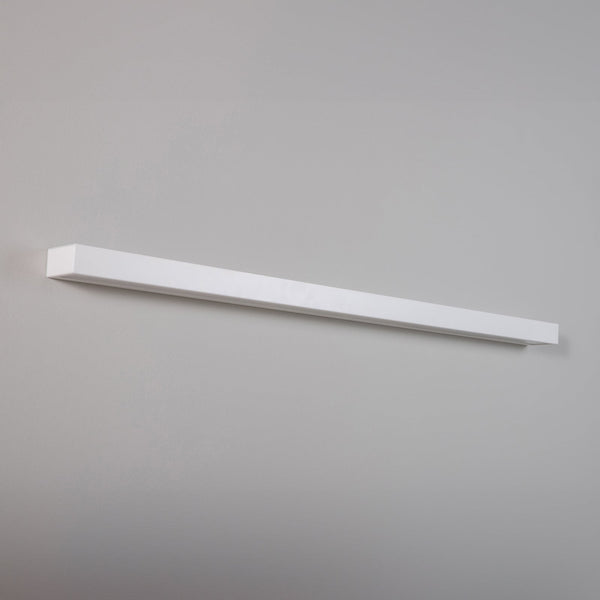 Applique murale LED Mera en acier, blanc, hauteur 4,5 cm, 3000 K, 28 W