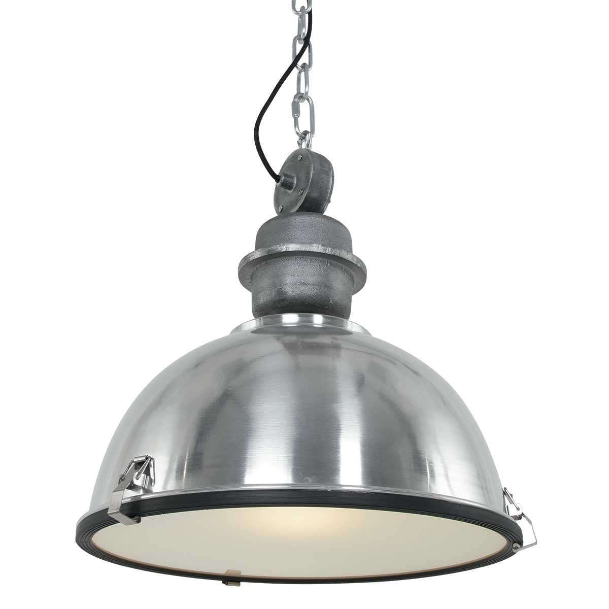 Suspension luminaire Bikkel argenté