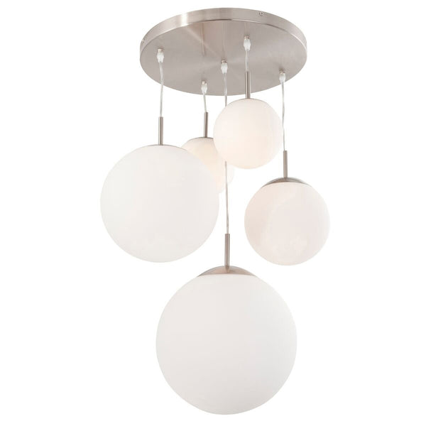 Bollique silver pendant light
