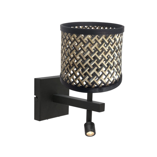 Stang black wall lamp