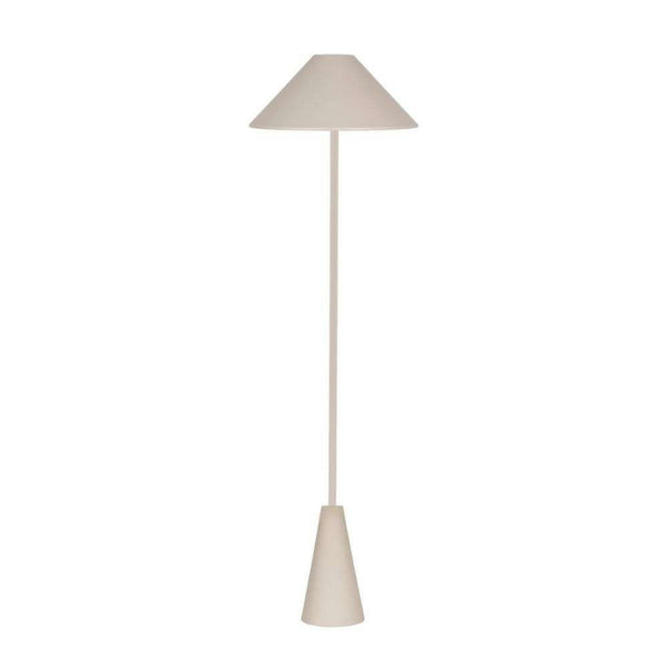 Lampadaire Cannes en métal, beige, hauteur 140 cm