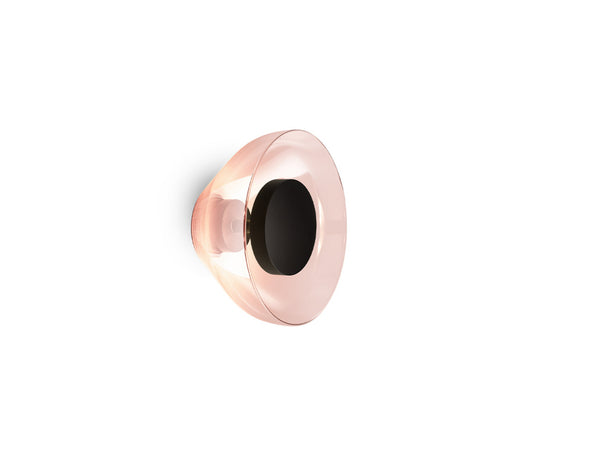Applique murale LED Aura en aluminium, cuivré, Ø 17,9 cm