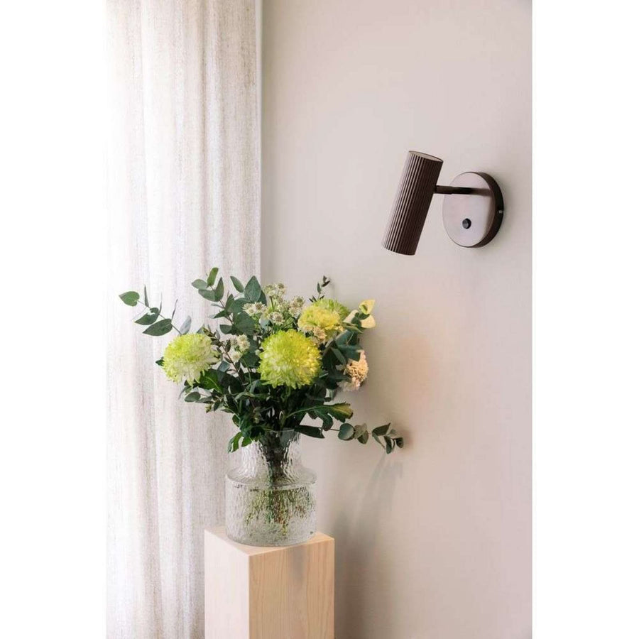 Applique murale Hubble en métal, bronze, hauteur 15 cm