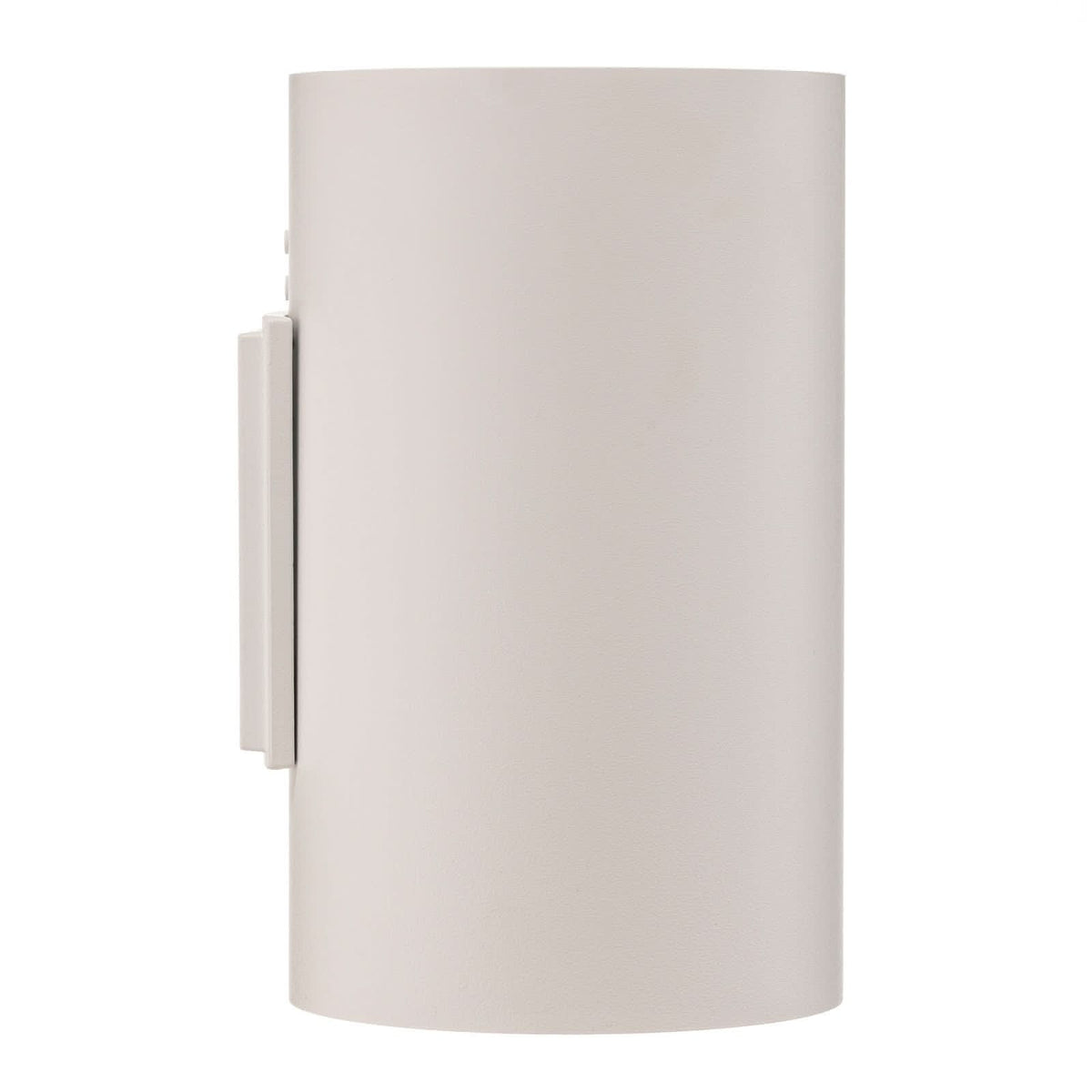 Applique murale Eye en acier, blanc, 2 lumières, Ø 5,5 cm