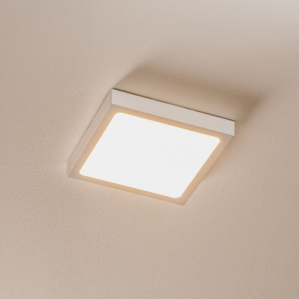 Applique murale LED Vika en aluminium, blanc, hauteur 18 cm