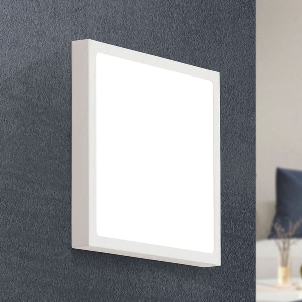 Applique murale LED Vika en aluminium, blanc, hauteur 23 cm