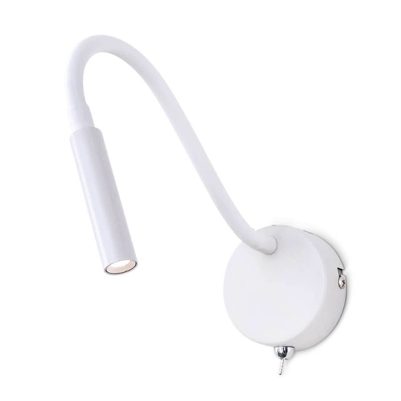 Applique murale LED Colin en aluminium, blanc