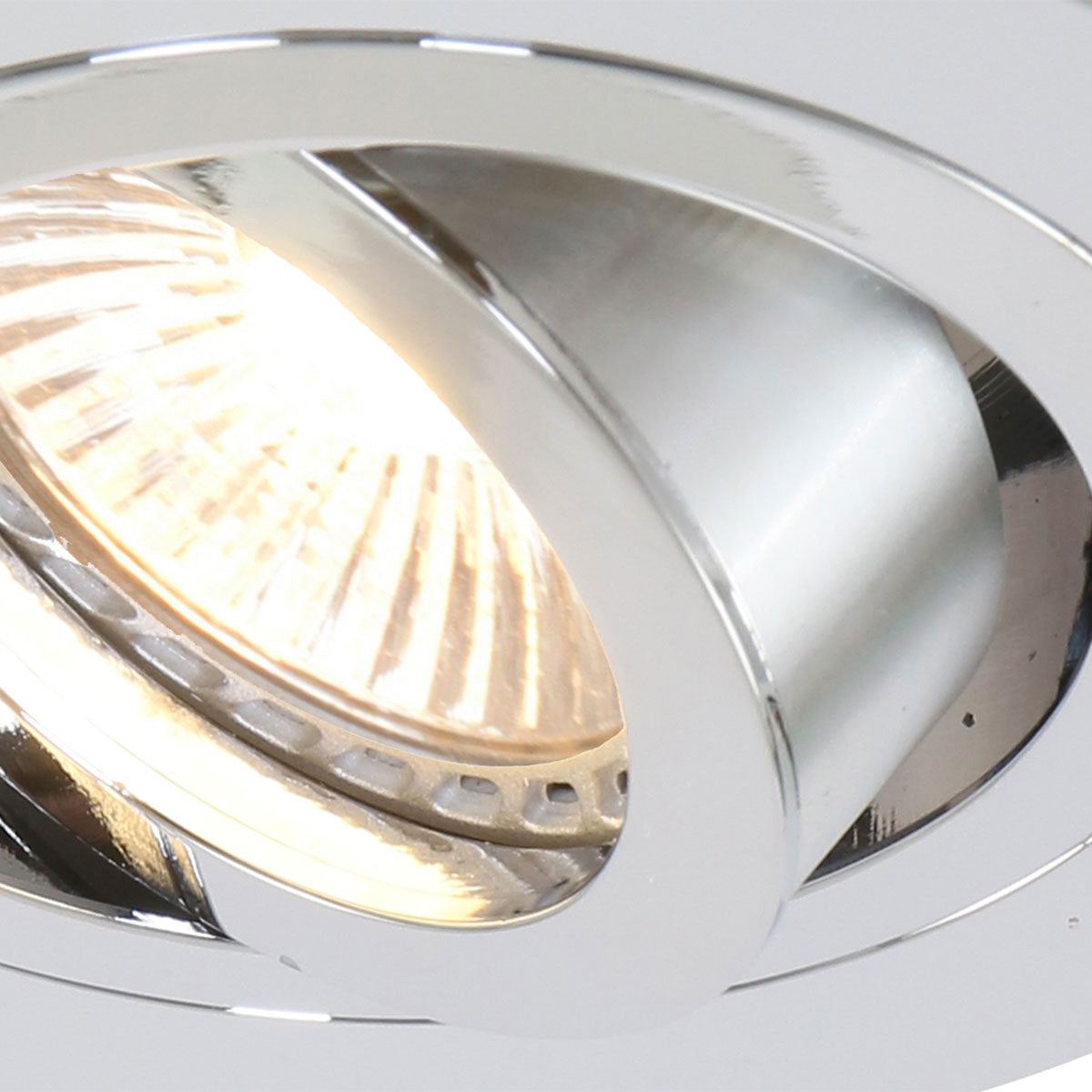 Pelite 7304CH recessed spotlight in polished chrome Ø10 cm