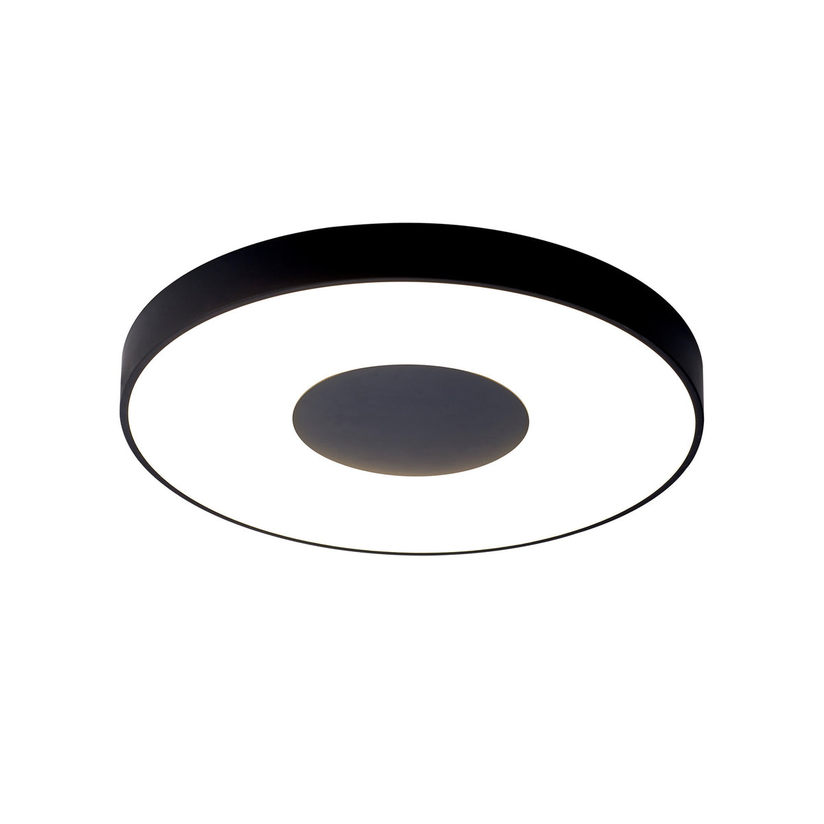 Plafonnier LED Coin avec télécommande, Ø 50 cm