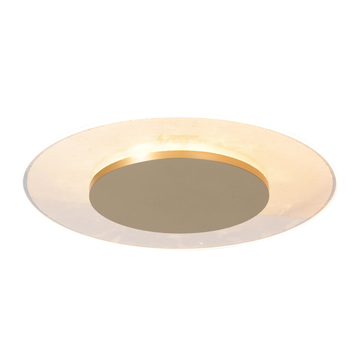 Lido 7798GO Flush Mount Ceiling Light – Gold Ø36 cm – 1500 lumens