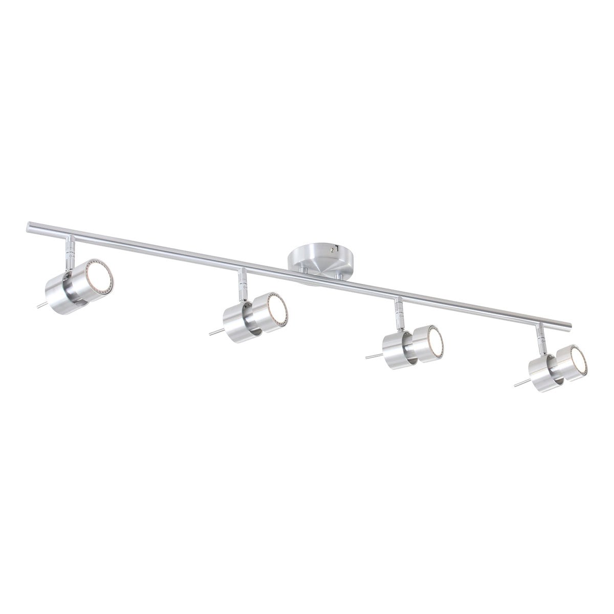 Natasja 7904ST 4-light steel spotlight, with dimmable GU10 bulbs