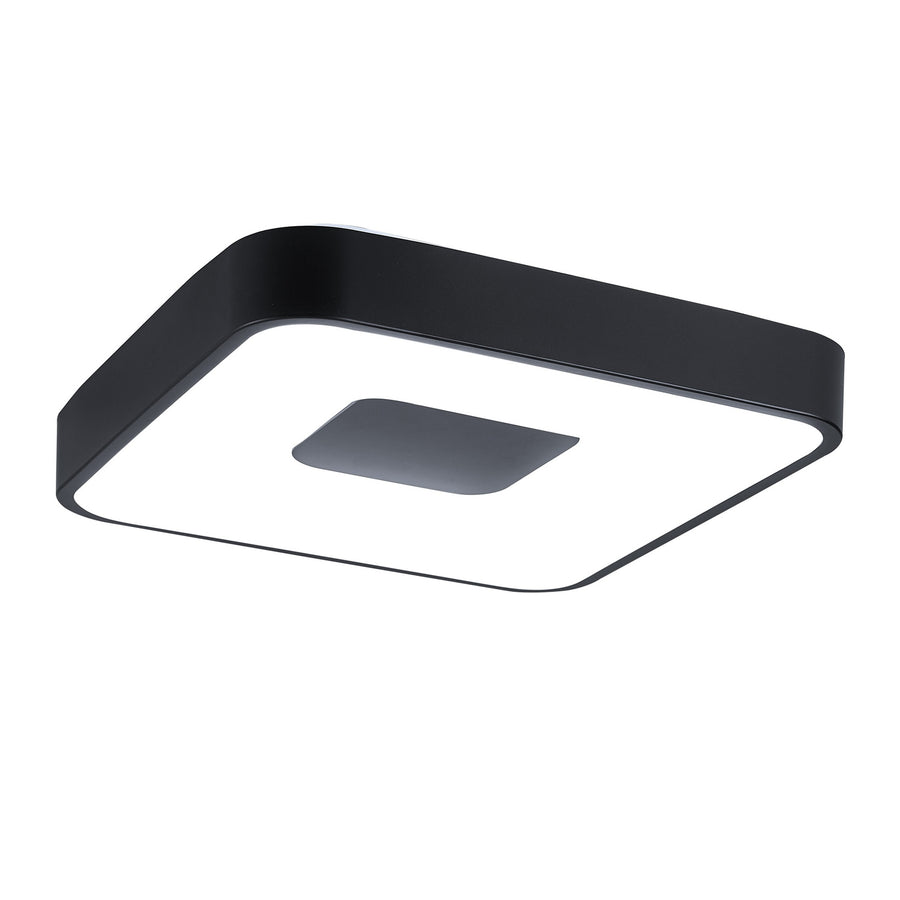 Plafonnier LED Coin avec télécommande, L 54 cm