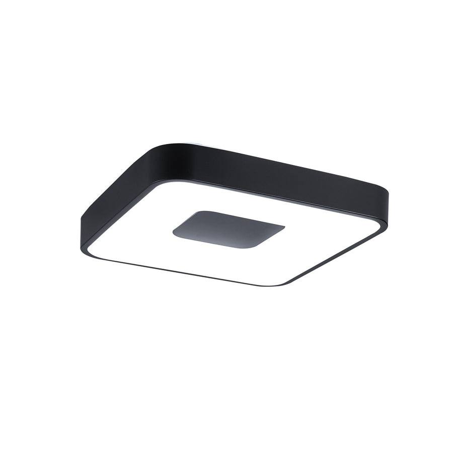 Plafonnier LED Coin avec télécommande, L 34 cm