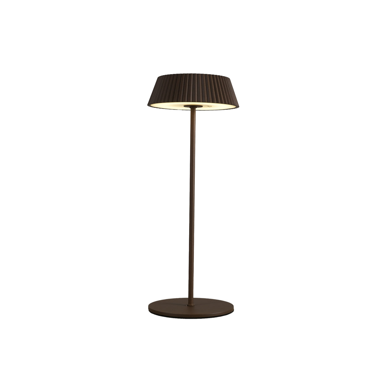 Lampe à poser extérieure LED Relax rechargeable, IP54, H 35 cm