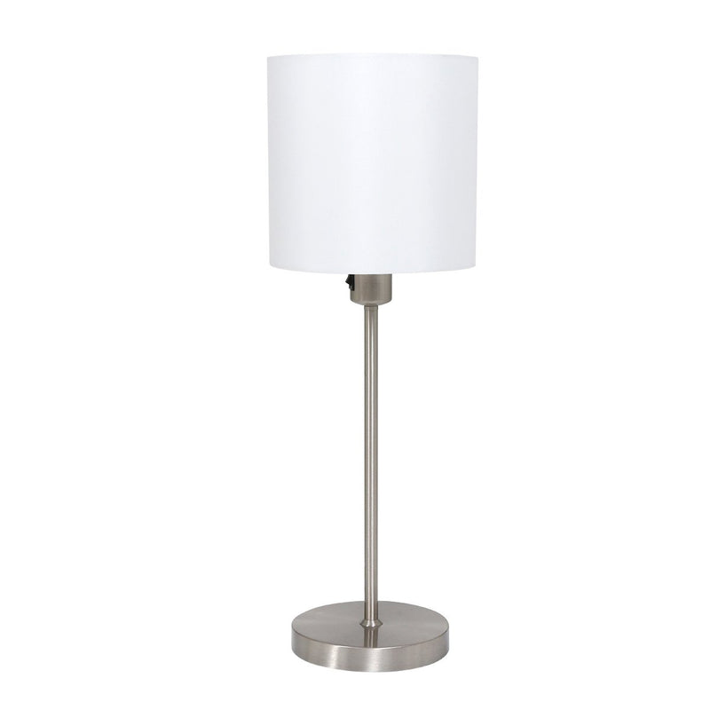 Noor silver table lamp