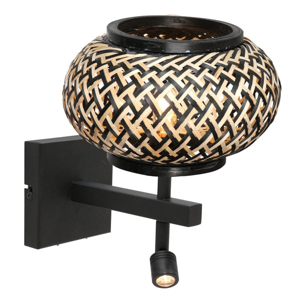 Nox Light black wall lamp