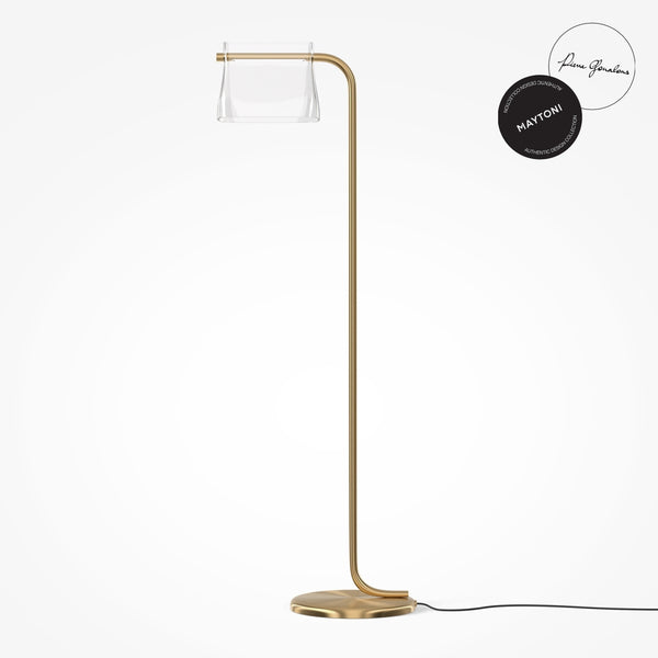 Gold Floor Lamp Tray Table