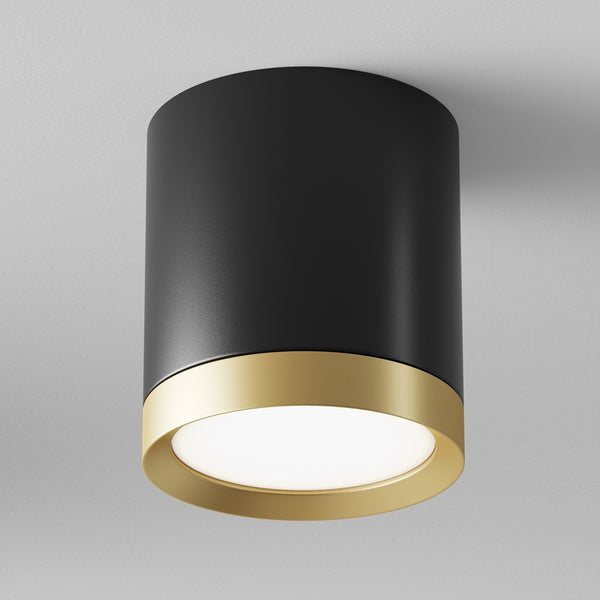 Hoop black ceiling light