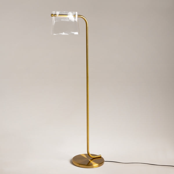 Gold Floor Lamp Tray Table