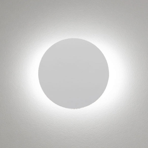 Applique murale LED Collide H2 en aluminium, blanc mat, Ø 33 cm, 2700 K