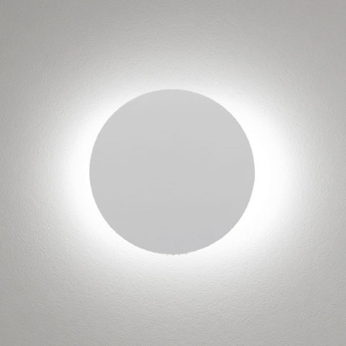 Applique murale LED Collide H2 en aluminium, blanc mat, Ø 33 cm, 3000 K