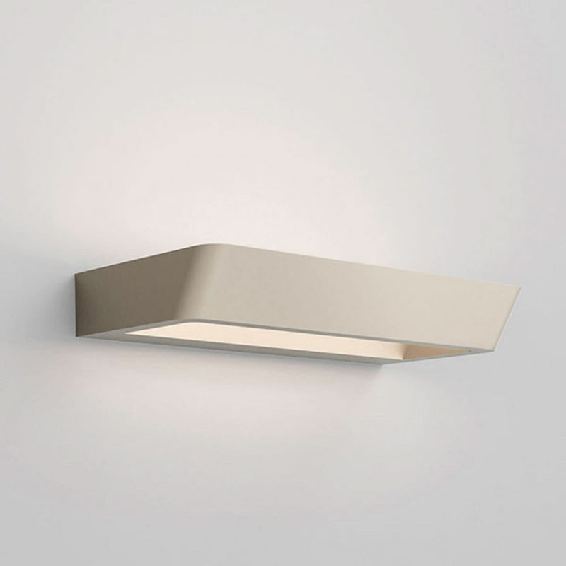 Applique murale LED Belvedere W2 en aluminium, bronze, hauteur 4,5 cm, 2700 K