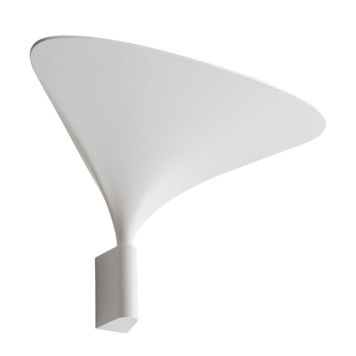 Applique murale LED Sunset W0 en aluminium, blanc mat, hauteur 22,5 cm, 2700 K