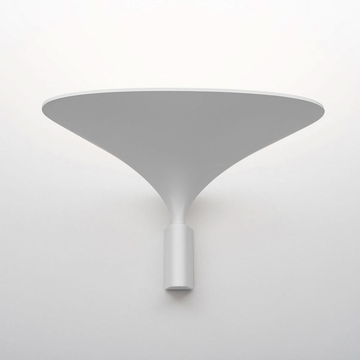 Applique murale LED Sunset W0 en aluminium, blanc mat, hauteur 22,5 cm, 3000 K