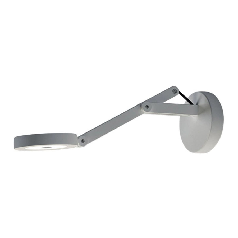 Applique murale LED String W0 DTW en tissu, blanc et noir, Ø 11 cm