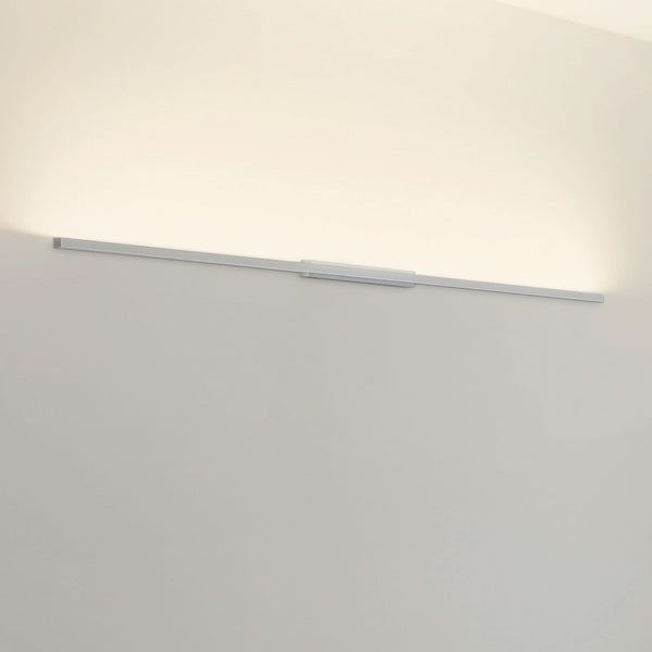 Applique murale LED SpinaLED 60cm 4000 en aluminium, chromé et blanc, hauteur 6,2 cm