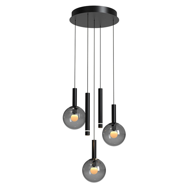Volari black pendant light