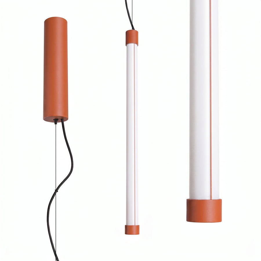 Suspension TRANG 50 LED 3000K Ocre rouge