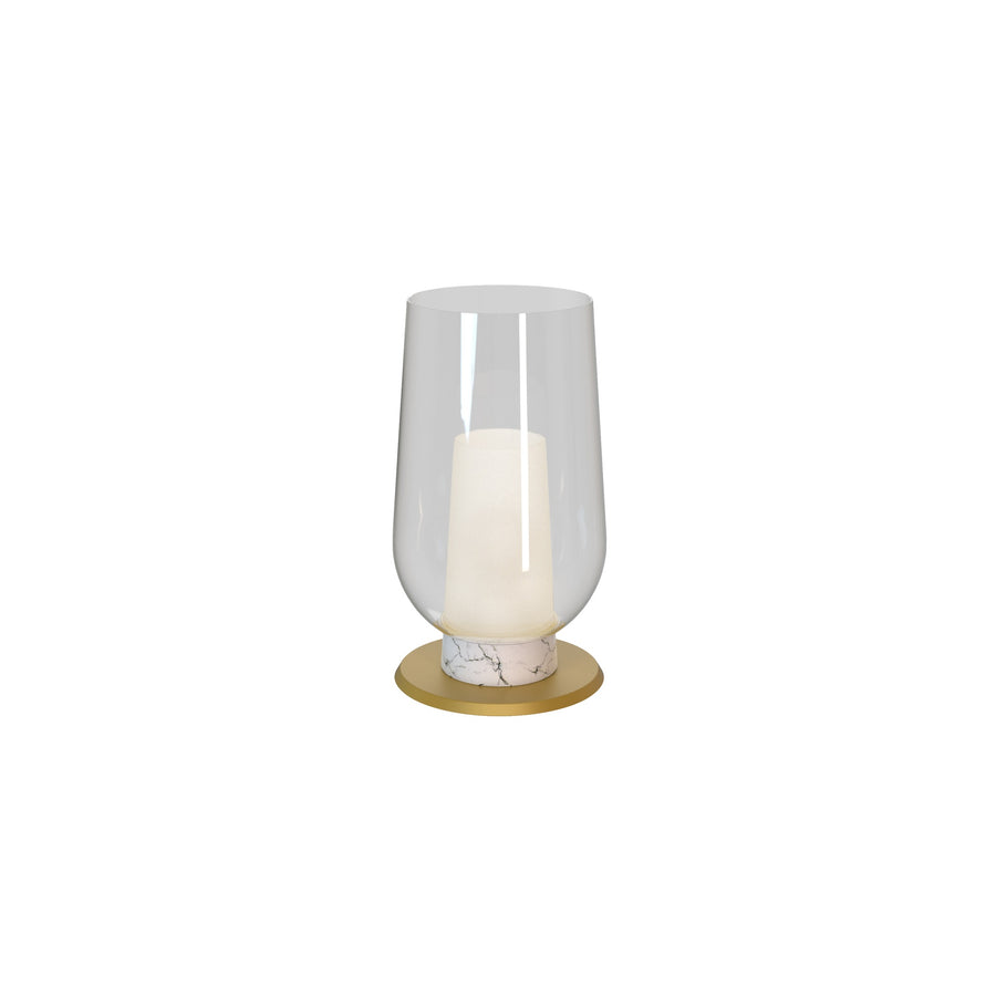 Lampe à poser Nora, verre, Ø 18 cm