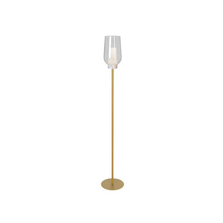 Lampadaire Nora, verre