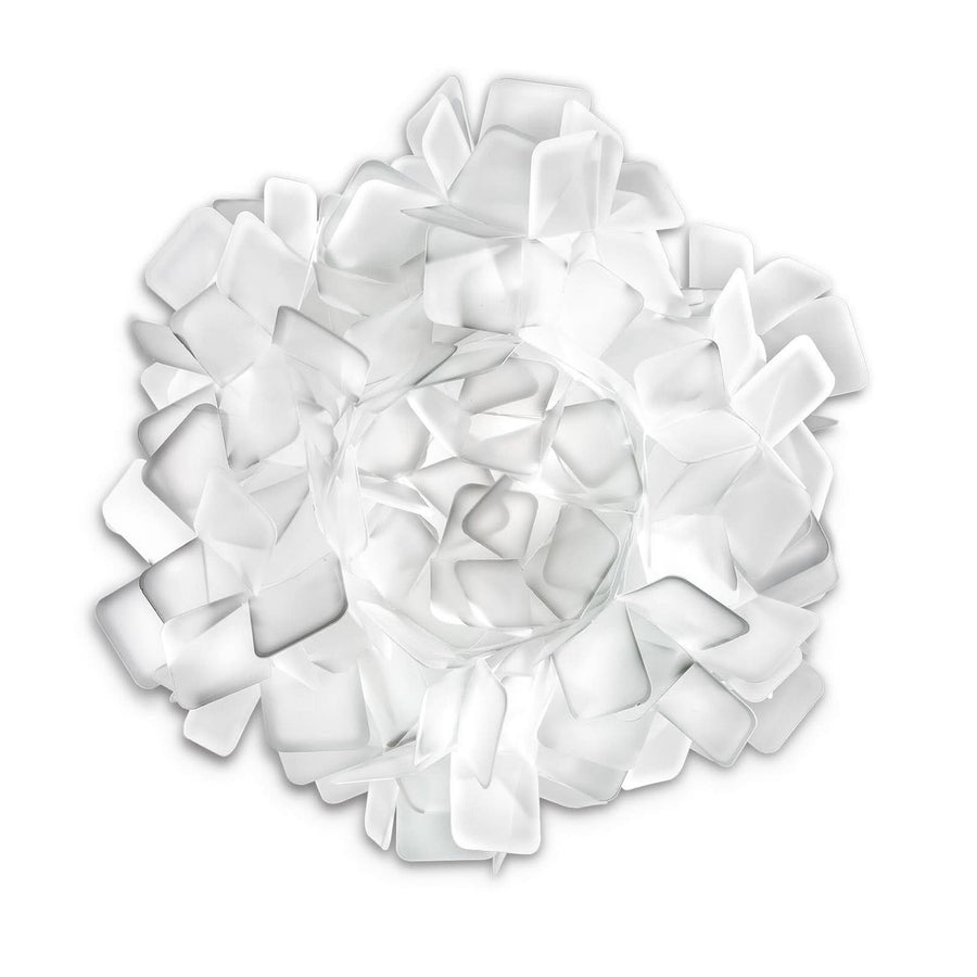 Applique murale Clizia, blanc, 2 lumières, Ø 53 cm