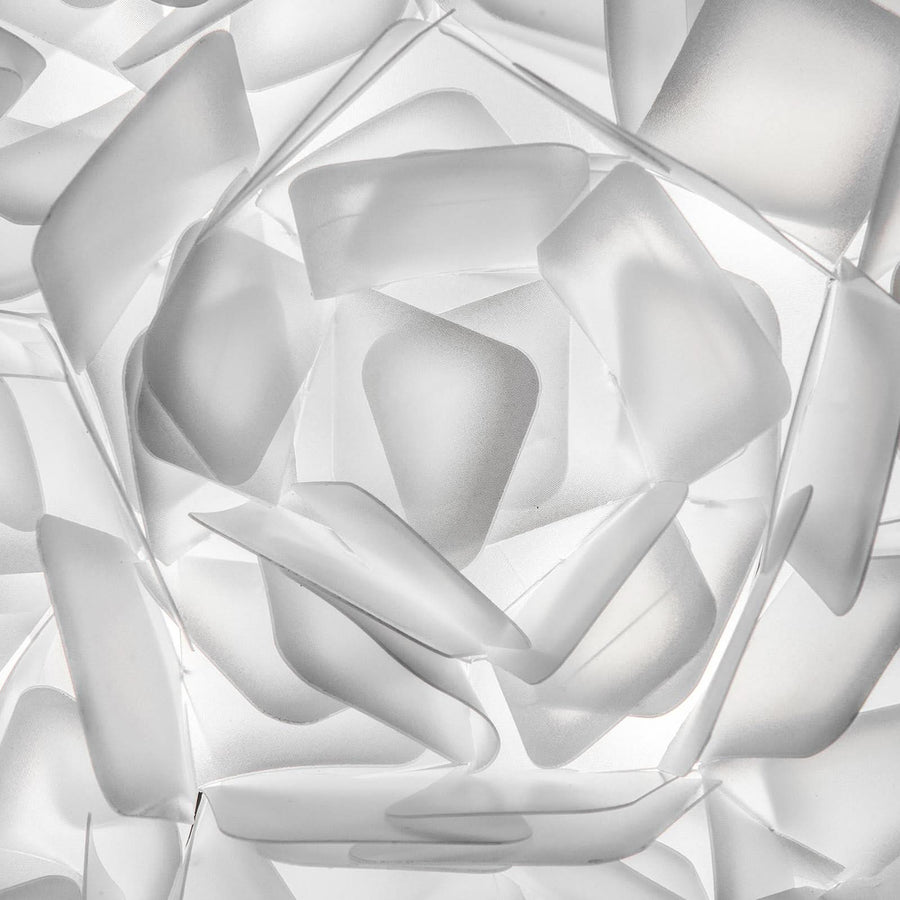 Applique murale Clizia, blanc, 2 lumières, Ø 53 cm