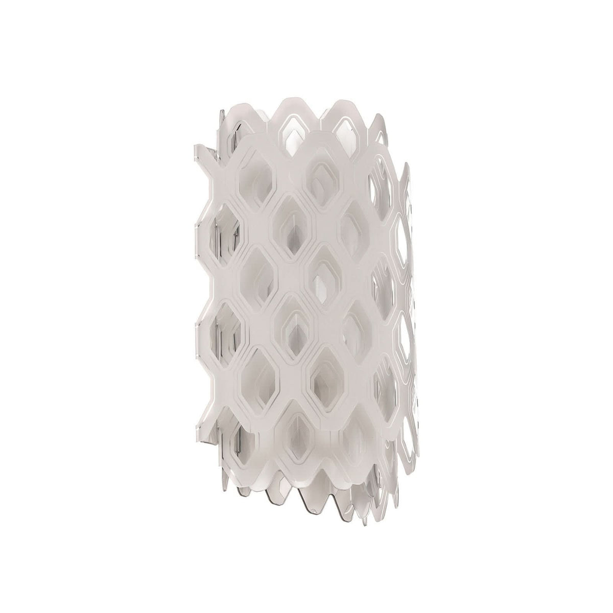 Applique murale Charlotte, blanc, hauteur 32 cm