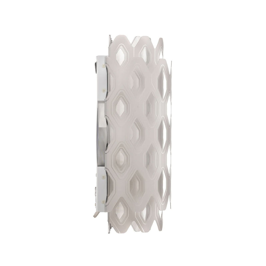Applique murale Charlotte, blanc, hauteur 32 cm