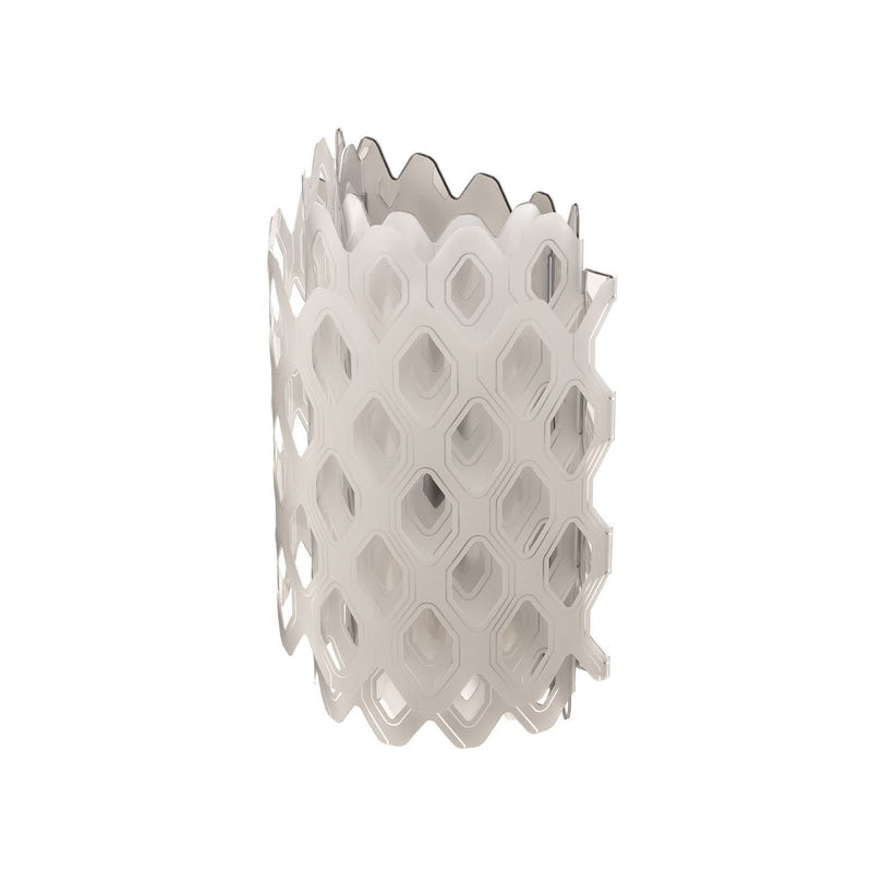 Applique murale Charlotte, blanc, hauteur 32 cm