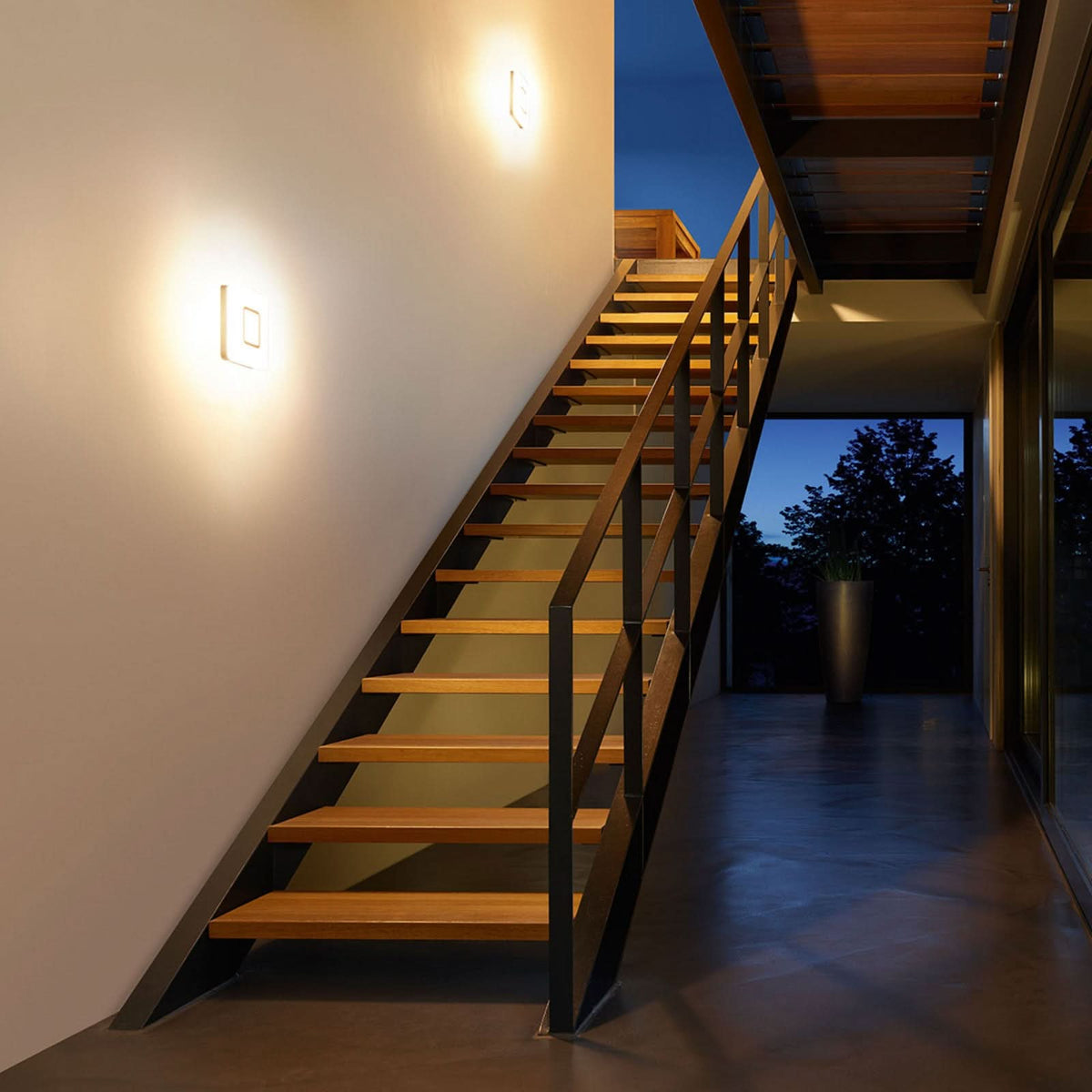 Applique murale LED RS M1 V2 en métal, blanc, hauteur 20 cm