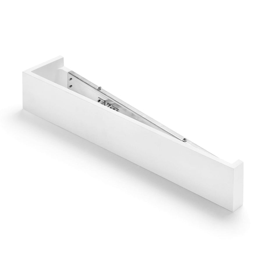Applique murale Teos en plâtre, blanc, 3 lumières, hauteur 7,5 cm
