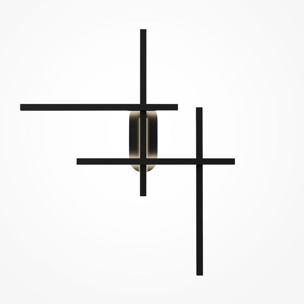 Halo Black Wall Lamp