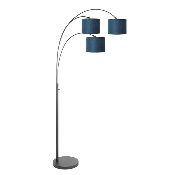 Sparkled Light black floor lamp