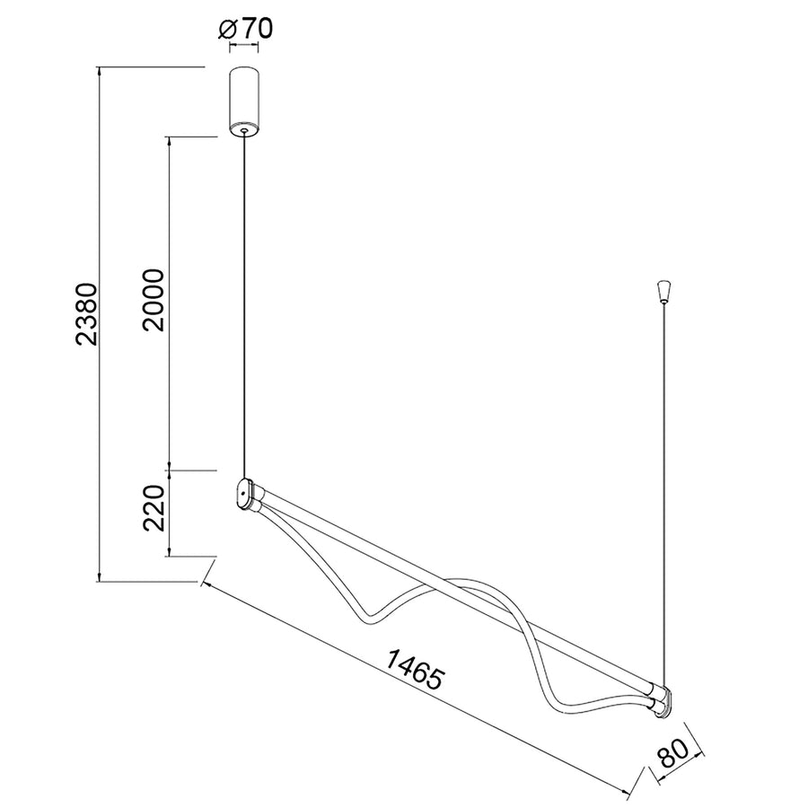 Suspension LED Fugaz